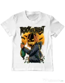 Tricou ADLER copil Candy hunter Alb