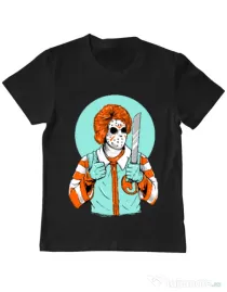 Tricou ADLER copil Clown killer Negru