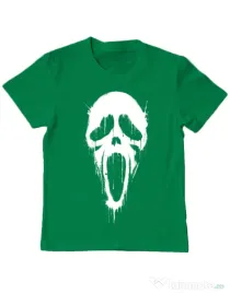 Tricou ADLER copil Bloody scream Verde mediu