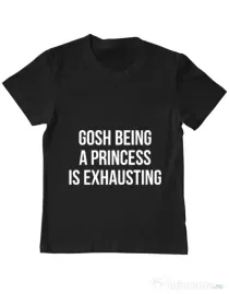 Tricou ADLER copil Princess Negru