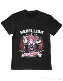 Tricou ADLER copil Rebellion Negru