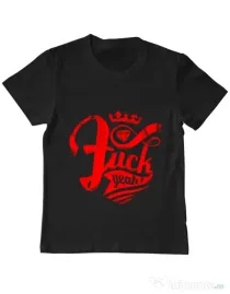 Tricou ADLER copil Fuck yeah Negru