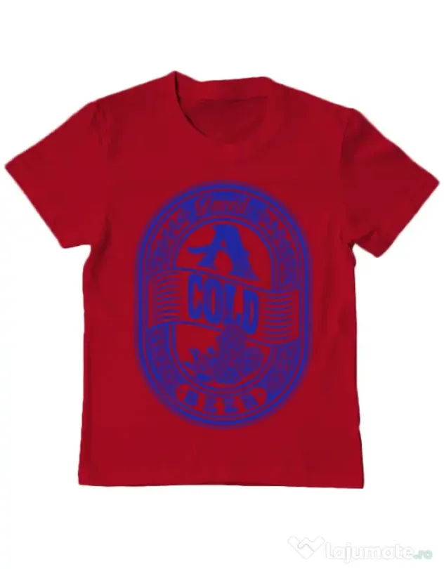 Tricou ADLER copil I need beer Rosu