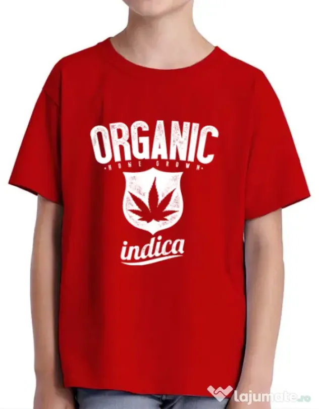 Tricou ADLER copil Indica Rosu