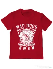 Tricou ADLER copil Mad dogs krew Rosu