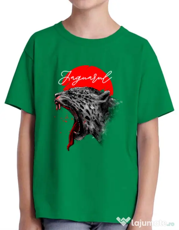 Tricou ADLER copil Scream Verde mediu