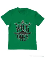 Tricou ADLER copil The Wild Ones Verde mediu