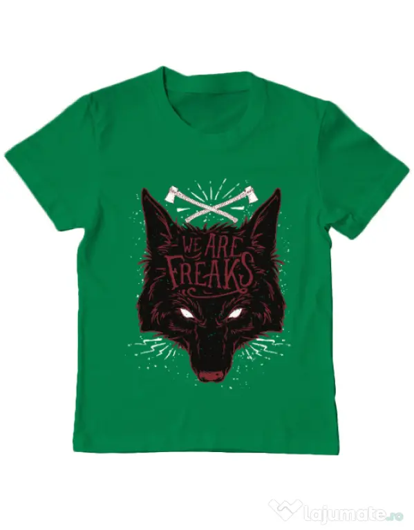 Tricou ADLER copil We are freaks Verde mediu