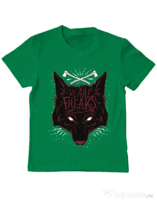 Tricou ADLER copil We are freaks Verde mediu