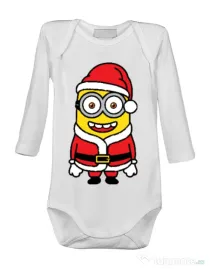 Baby body Santa minions Alb