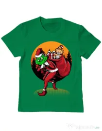 Tricou ADLER copil Grinch stole Christmas Verde mediu