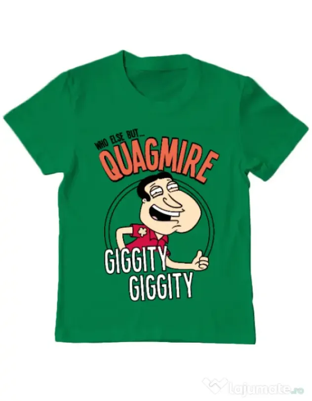 Tricou ADLER copil Who else Verde mediu