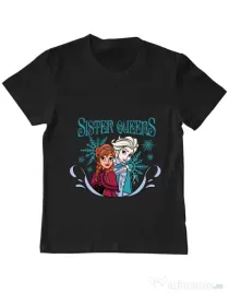 Tricou ADLER copil Sister Queens Negru