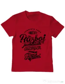 Tricou ADLER copil Pace si razboi Rosu