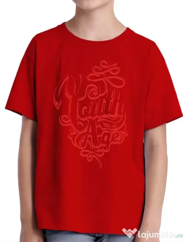 Tricou ADLER copil Youth has no age Rosu