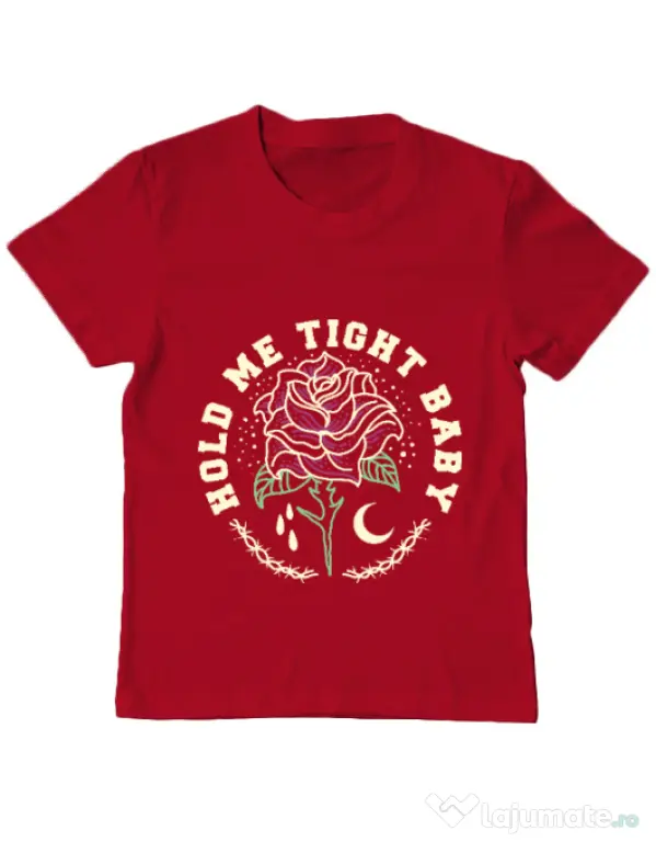 Tricou ADLER copil Hold me tight Rosu