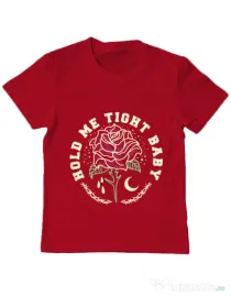 Tricou ADLER copil Hold me tight Rosu