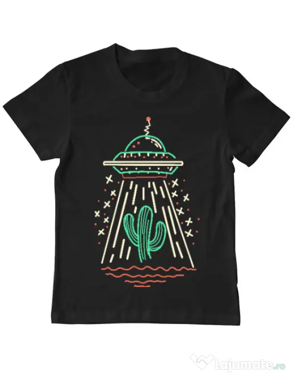 Tricou ADLER copil UFO Negru