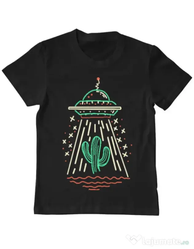 Tricou ADLER copil UFO Negru