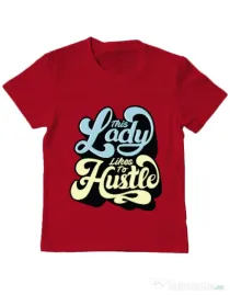 Tricou ADLER copil This lady Rosu