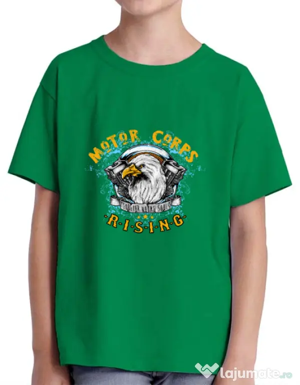 Tricou ADLER copil Eagle Verde mediu