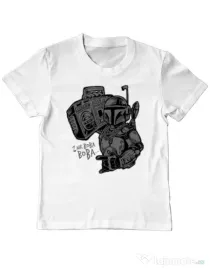 Tricou ADLER copil Mr Boba Boba Alb