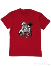 Tricou ADLER copil Trooper trick Rosu