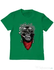 Tricou ADLER copil Ape of duty Verde mediu