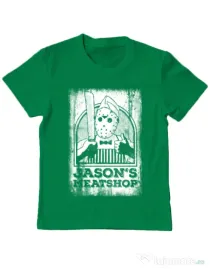 Tricou ADLER copil Pleassed to meat you Verde mediu