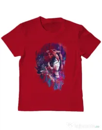 Tricou ADLER copil Shaman Rosu