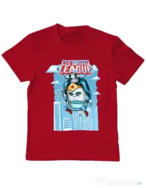 Tricou ADLER copil Cleaning league gel Rosu