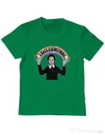 Tricou ADLER copil I hate everything Verde mediu