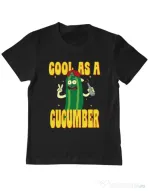 Tricou ADLER copil Cool as cucumber Negru