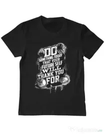 Tricou ADLER copil Do something today Negru