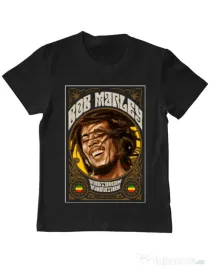 Tricou ADLER copil Rasta man Negru
