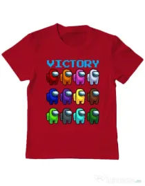 Tricou ADLER copil Victory Rosu