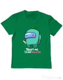 Tricou ADLER copil Trust me Verde mediu