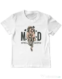Tricou personalizat copil M&D 04 Alb