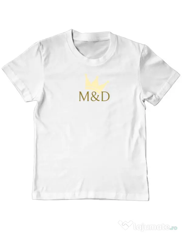 Tricou personalizat copil M&D QUEEN Alb