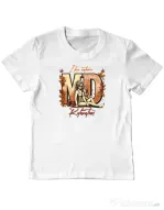 Tricou personalizat copil M&D 21 Alb