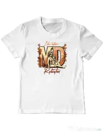 Tricou personalizat copil M&D 21 Alb