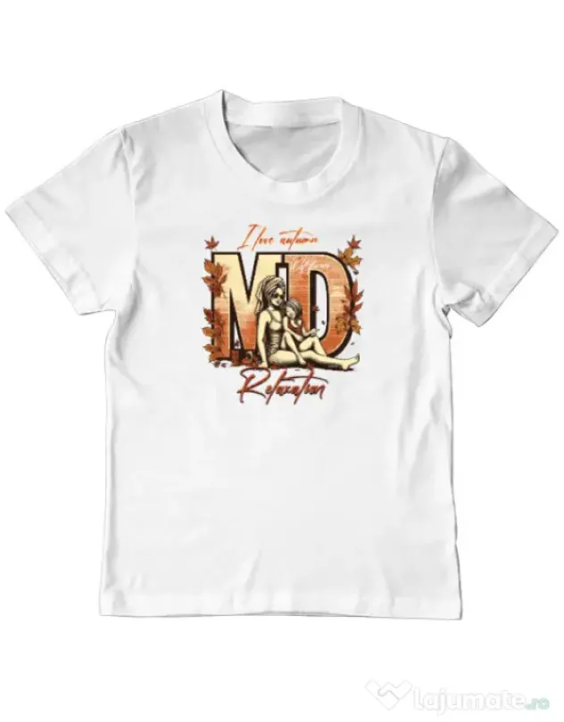 Tricou personalizat copil M&D 21 Alb