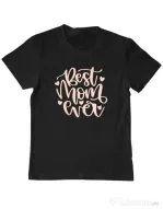 Tricou personalizat copil Best Mom Ever Negru