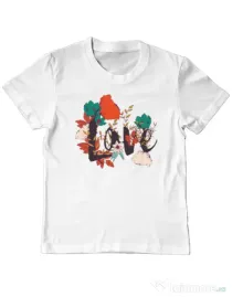 Tricou personalizat copil M&D 28 love Alb