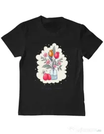 Tricou personalizat copil HAPPY EASTER Negru