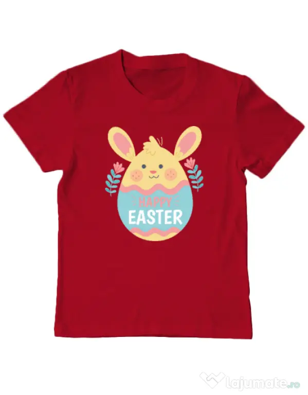 Tricou personalizat copil BUNNY CUTE Rosu