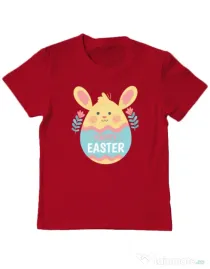 Tricou personalizat copil BUNNY CUTE Rosu