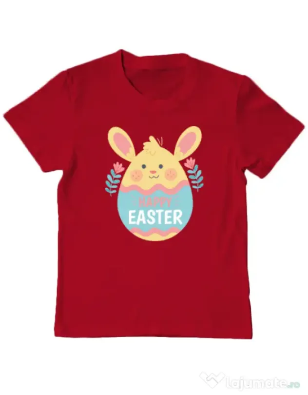 Tricou personalizat copil BUNNY CUTE Rosu