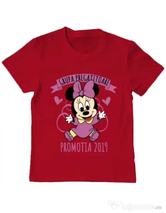 Tricou ADLER copil Absolvire Minnie Mouse Rosu