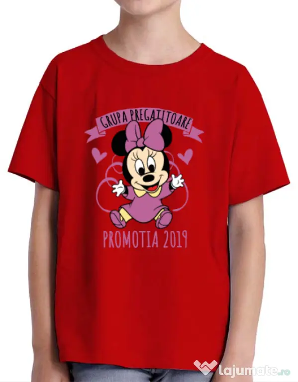 Tricou ADLER copil Absolvire Minnie Mouse Rosu